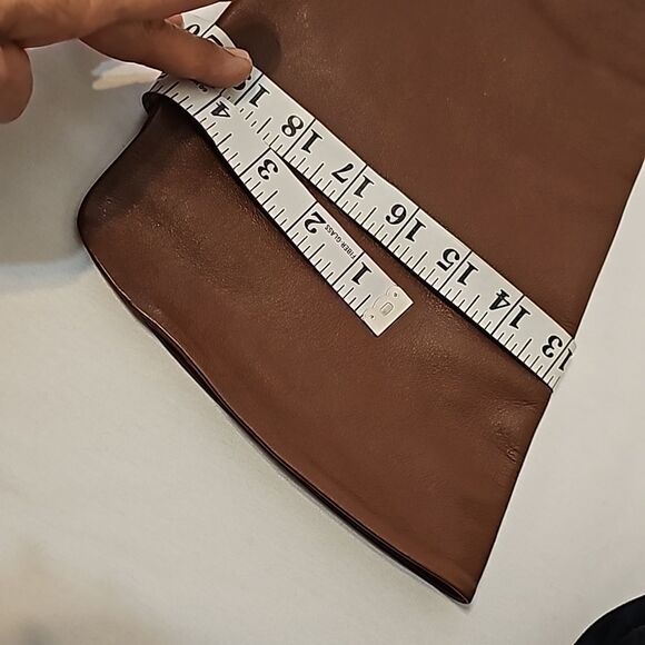 Vintage bandolino made in italy 100%  Genuine Leather Pull on Boots size 8 - Picture 7 of 9